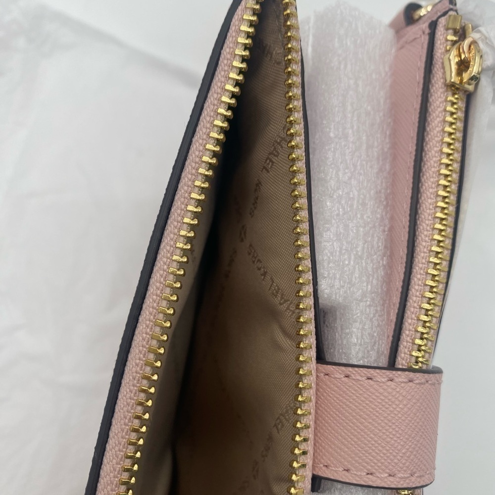 Michael Kors LG Double Zip Wristlet Leather NWT - Picture 16 of 16